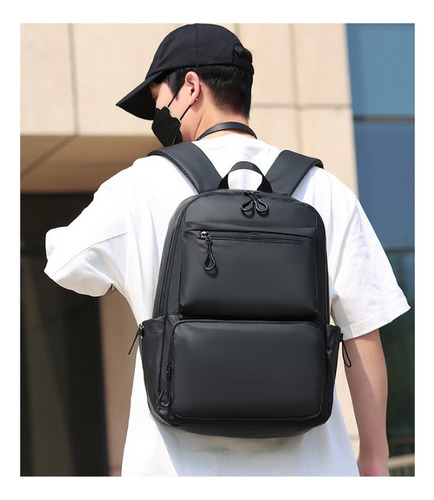 Mochila Impermeable Para Ordenador Portátil A La Moda Para Hombre