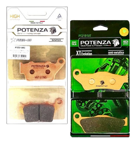 Kit Pastilha Freio Potenza Royal Enfield Classic 350 181 213