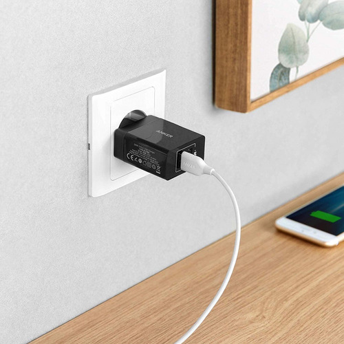 Carregador Parede 24w Anker Powerport 2x Usb Power Iq 2.0