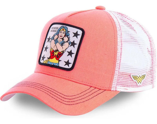 Gorra De Béisbol The Batman Superman Mesh Trucker