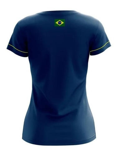 Imagem 2 de 2 de Camisa Cruzeiro Shield Feminina Azul