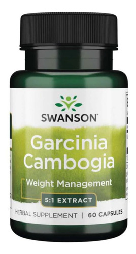 Swanson Garcinia Cambogia 80mg 60 Caps Quemagrasa Eeuu 1 Mes