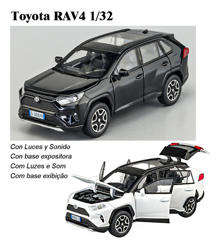 Z Colección Toyota Rav4 Suv De Metal En Miniatura Con Forma