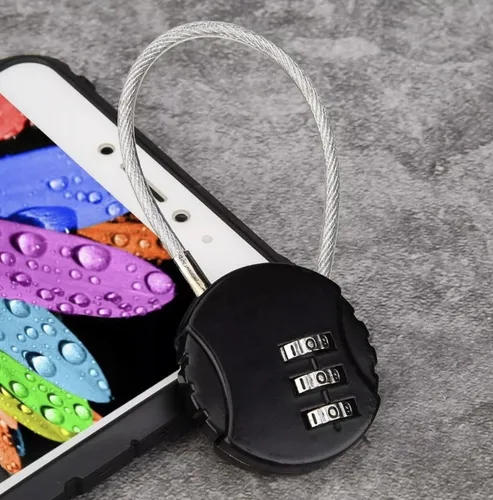 5pzs Candados De Combinación Mini Casillero Por Mochila