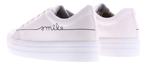 Imagen 4 de 4 de Tenis Mujer Dama Smile Casuales De Moda Erez