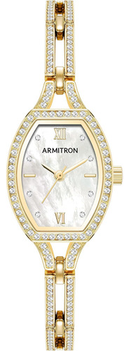 Reloj De Pulsera Armitron Para Mujer Con Detalles De Cristal