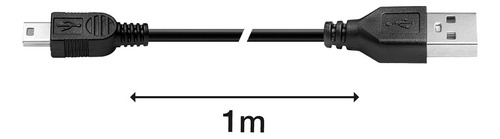 Cable Green Leaf 18-1001 Usb A Micro Usb V8 1m Color Negro