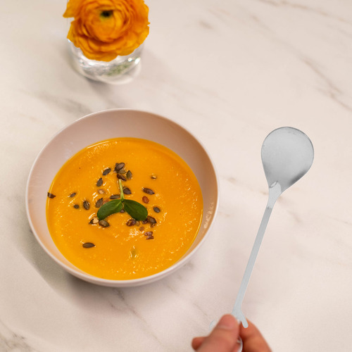 Cucharas Para Café Espresso, Mango Largo, De Acero Inoxidabl