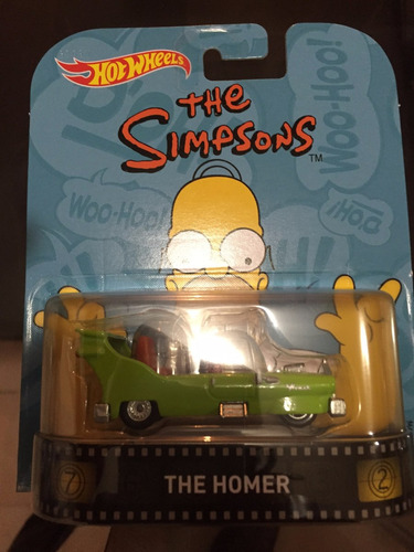 Hot Wheels 2016 Retro The Homer - Simpsons - Llantas De Goma