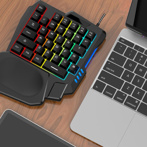 Teclado Para Juegos Cool Backlit Small 35-key Cable Usb Con