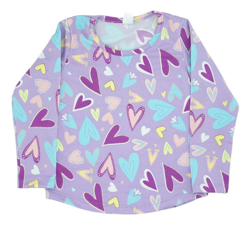 Art-3711 Camiseta Lycra Frizada Manga Larga Kaorikawaii