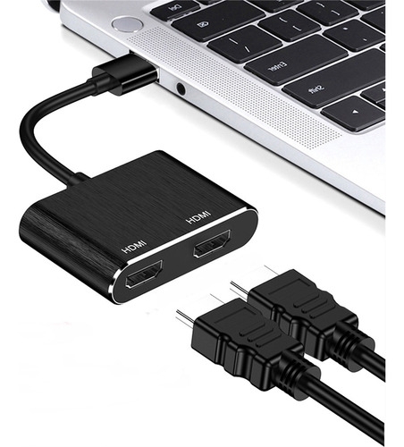 Adaptador De Vídeo Usb 3.0 A Dual Hdmi 1080p Hd