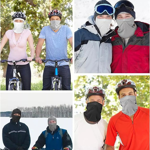 Pacote Com 9 Máscaras Táticas Balaclava Moto