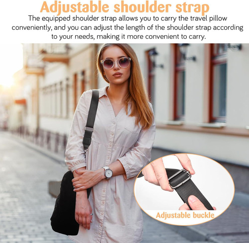 Almohada De Viaje Rellenable, Almohada Para El Cuello