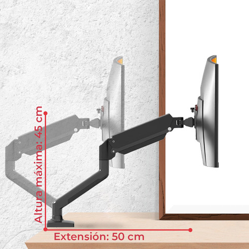 Soporte De Monitor Con Brazo Para Pantallas De 13 A 30
