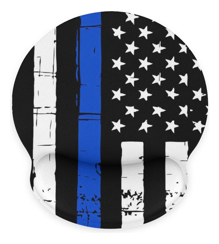 Septyk American Blue Line Usa Police Stars Flag Pattern Para