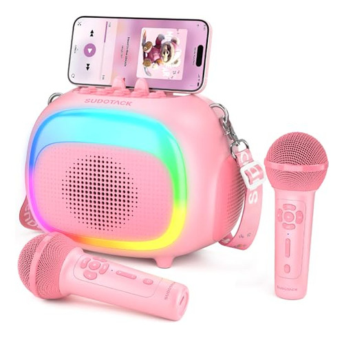 Mquina Karaoke Infantil Sudotack, Altavoz Bluetooth Porttil