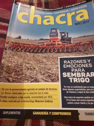 Revista Chacra Sembrar Trigo Ganadería Tambo Mayo 2017