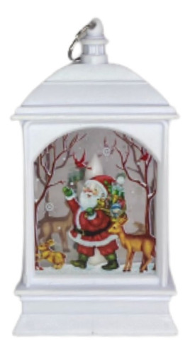 Imagen 2 de 10 de Fanal Navideño Led Vela Luminosa Decoracion Navidad