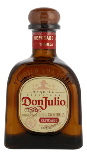 Pack De 4 Tequila Don Julio Reposado 100% 1.75 L