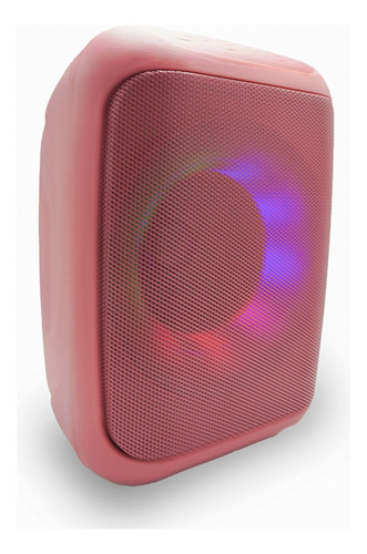 Ms2647 Bocina Portátil Bluetooth Inalámbrica Usb, Aux, Sd Fm Color Rojo