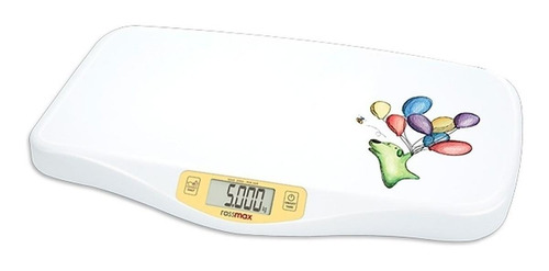 Báscula Bebé 4 Sensores Plataforma Plástico Rossmax