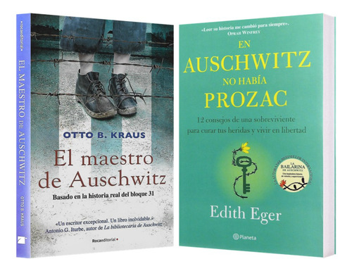 Maestro De Auschwitz + En Auschwitz No Había Prozac 2 Libros