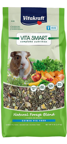 Vitakraft Vita Smart Complete Nutrition Guinea Pig Food, 8 L