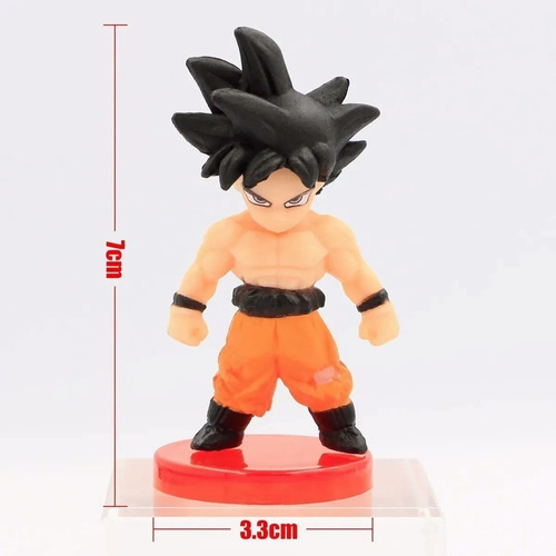 Dragon Ball Juguetes Mini Colección 16 Piezas 7 Cm Goku Etc