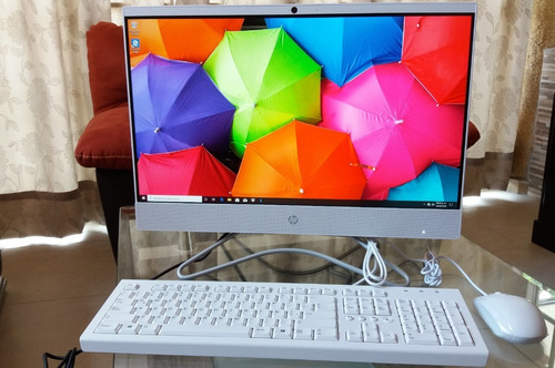 Computadora Hp All In One 22 8gb 1tb Amd A9-942+impresora Hp Blanco (Usado)