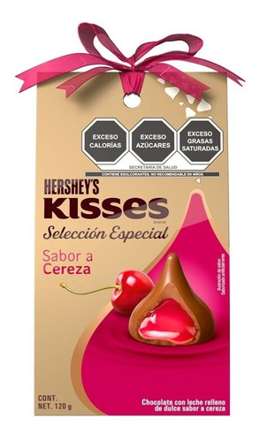 Kisses Chocolates Selección Especial Sabor Cereza 120g