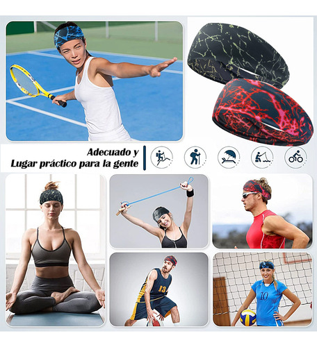 Diadema Deportiva Banda Para El Sudor De Secado Rápido Banda