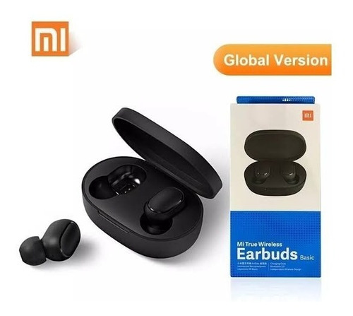 Auriculares inalámbricos Bluetooth Xiaomi Airdots con control de voz, color negro