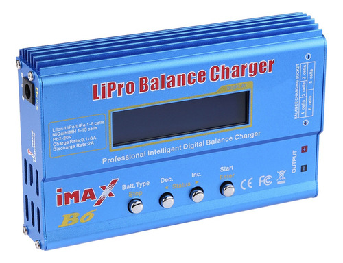 Para Cargador De Batería Lipo Imax B6 De 80 W+xt60 Lipo Nimh