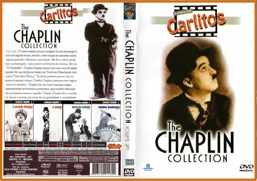 Imagem 1 de 6 de Dvd Filmes Coleção Charles Chaplin - Raríssimo (6 Dvds)