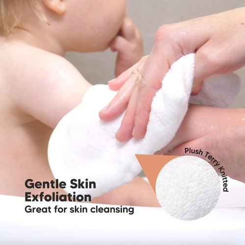 Toalla Facial Bambú 100% Orgánico Reutilizable Antibacterial
