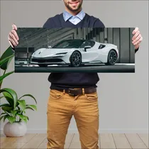 Comprar Cuadro 30x80cm Auto 2021 Ferrari Sf90 Stradale A 781