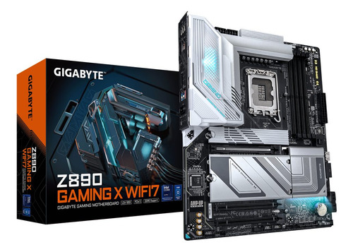 Placa madre Gigabyte Z890 Gaming X Wifi 7 Intel Lga1851 4xdd5, color negro