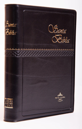 Biblia Bolsillo Con Referencias Rvr1960 Vinil Negro