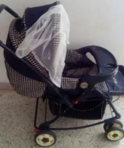 Coche Para Bebé Master Kid 4posiciones Cesta Mosquitero