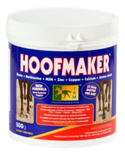 Hoofmaker Polvo 500g Suplemento Regenerador De Cascos Y Piel