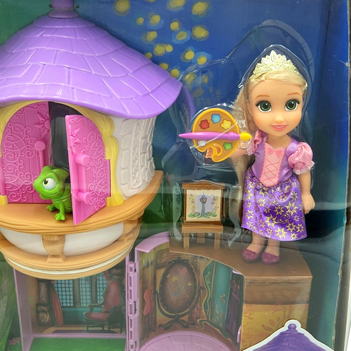 Disney Princess Rapunzel Set Deluxe Enredados Con Figuras