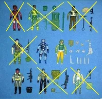 Comprar Gijoe Gi Joes Cobras Variados Vintage Grid Iron Python Viper