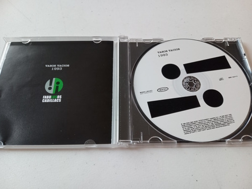 Los Fabulosos Cadillacs · Vasos Vacios - Cd Arg Rem 2008 (Usado)
