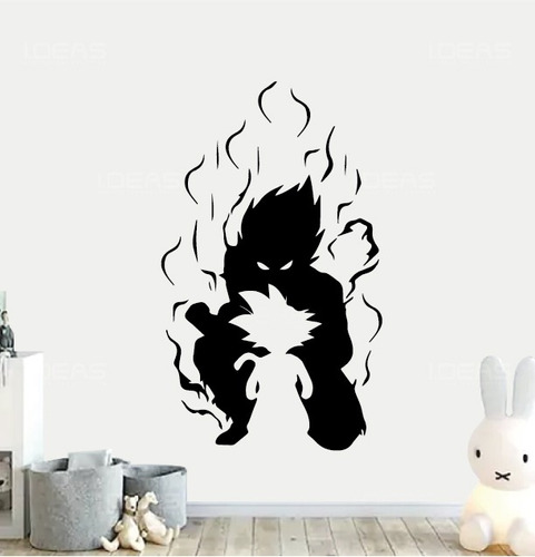 Vinilo Decorativo Dragon Ball Sticker De Pared 115 X 67 Cm 