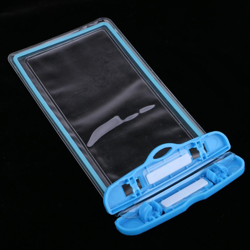 3 Bolsa Móvil Impermeable Universal Para Teléfono Azul