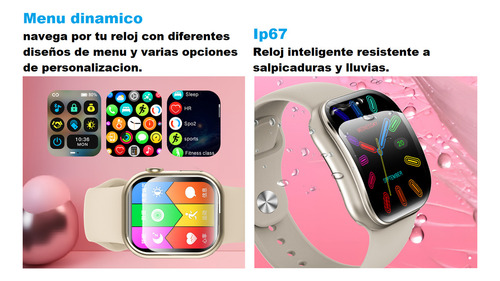 Isdewatch Series 9 Reloj Inteligente X10 Mini Negro