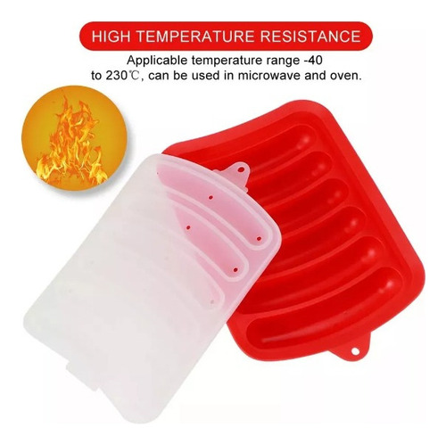 Molde De Silicona Para Salchichas Para Salchichas, Jamón, 3
