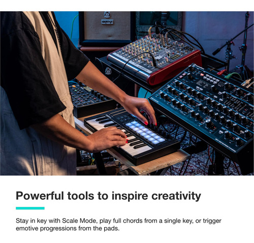 Controlador De Teclado Midi Novation Launchkey Mini 25 Mk4