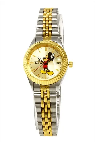 Reloj Mickey Mouse Disney Para Mujer Mck340 De Dos Tonos Env o